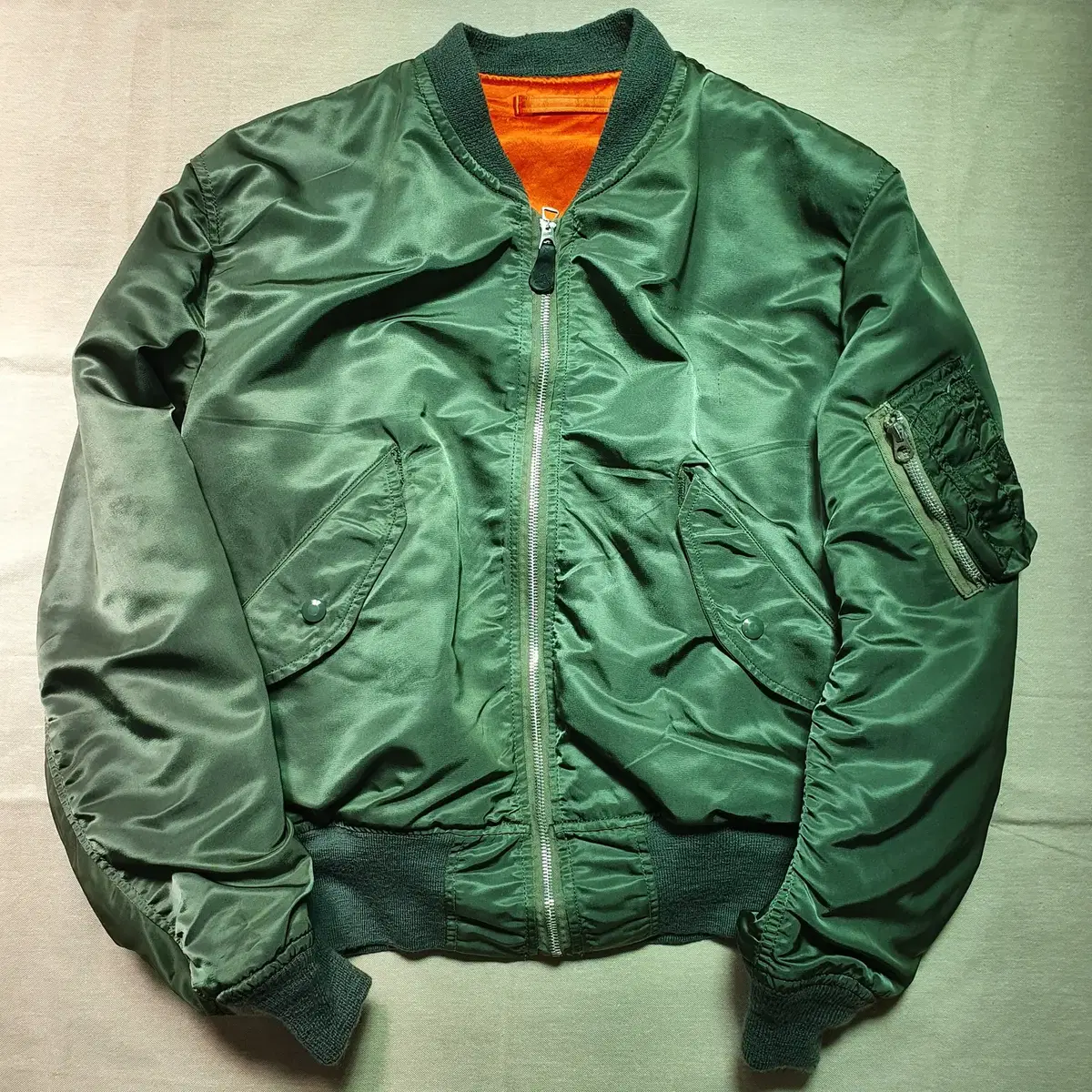 MARKAWARE 66NYLON MA-1 ブルゾン SAGE L2B marcelomachado.com.br